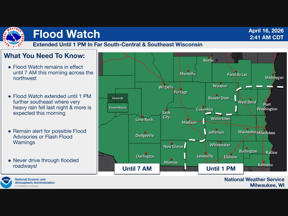 Flood Threat Lingers Thursday As Severe Storms Eye Wisconsin Friday ...