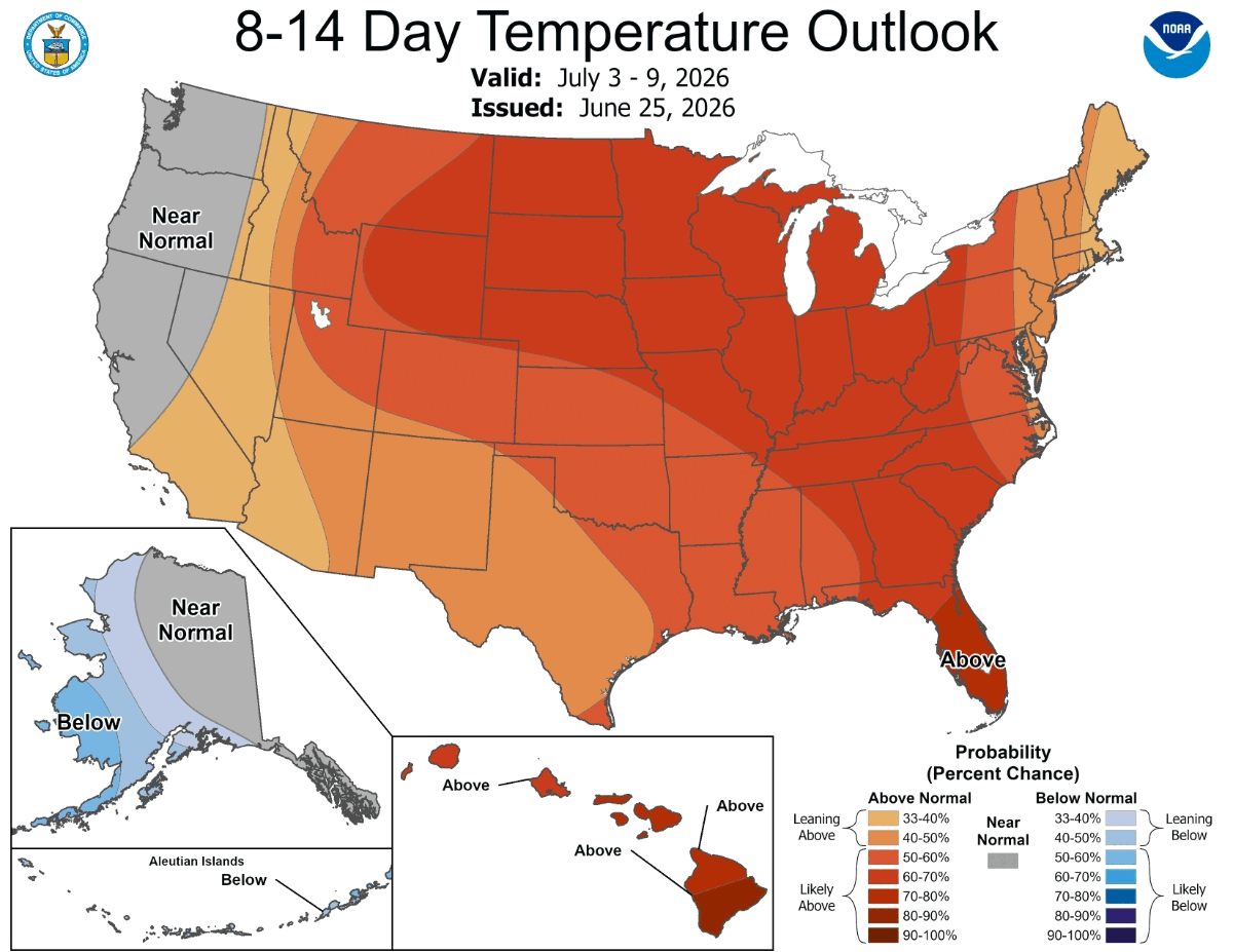 Milwaukee-area residents should enjoy the upcoming weekend before a significant warm-up arrives early next week, according to the National Weather Service in Milwaukee.