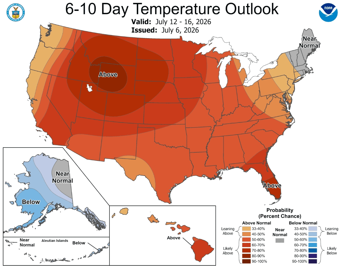 A warm-up is on the way for the Twin Cities, with temperatures forecast to climb steadily through the week and reach the low 90s by the weekend, according to the National Weather Service.