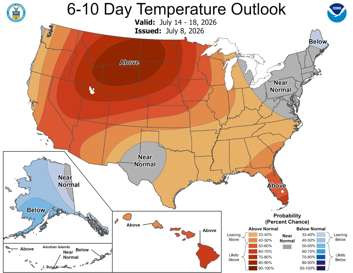 A "heat dome" is building over Minnesota, and the National Weather Service says its effects will be felt across the Twin Cities for the better part of a week.