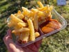 Minnesota's Original Apple Fries — A new vendor serving fried, cinnamon-sugar apple fries with caramel and apple cider.
