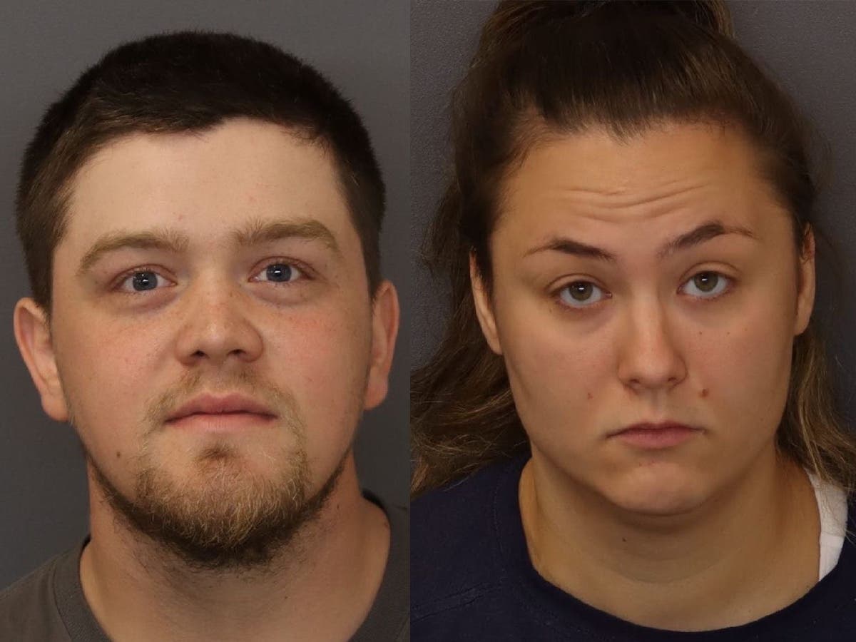McNeese, left, and Burns, right, in booking photos following their arrests.
