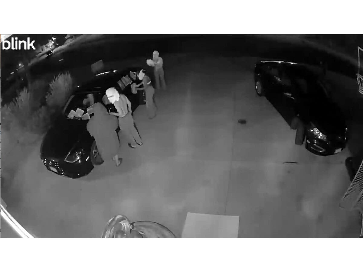A Blaine City Council member running for the Minnesota House says her car was vandalized early Saturday morning by a group of masked people who taped photocopied images of a middle finger across her vehicle while it sat in her driveway.