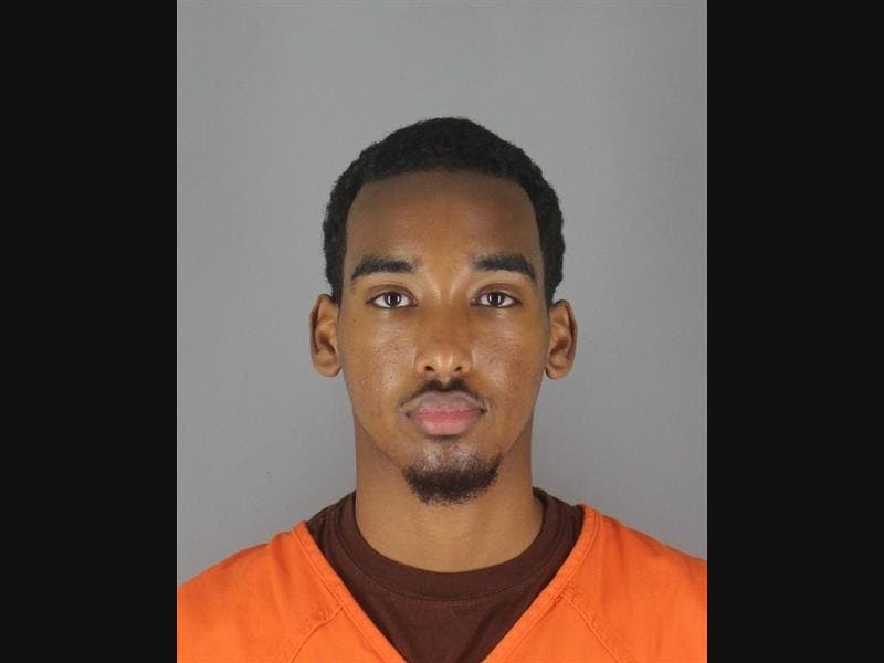 A 19-year-old Blaine man is charged with two felonies after prosecutors say he followed two men from a Columbia Heights restaurant and opened fire on their car on Highway 100 in St. Louis Park, wounding the driver.