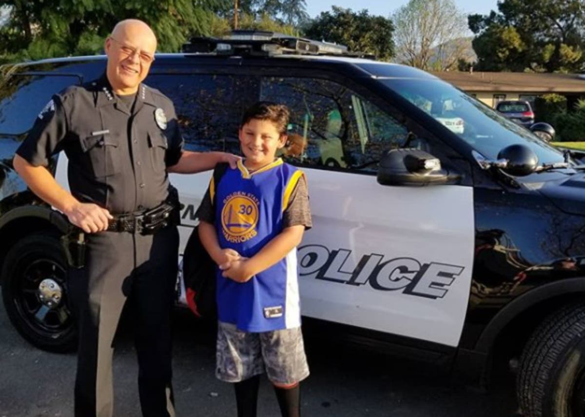 LaVerne Cops Escort Lucky Kid To School Claremont, CA Patch