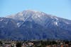 How quickly the snowfall fades, Friday, following a snowstorm in Orange County mountains.