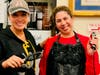 Westhoff Elementary kindergarten teacher Roxanne Dennen & sister, Molly, volunteer to provide haircuts at winter shelter