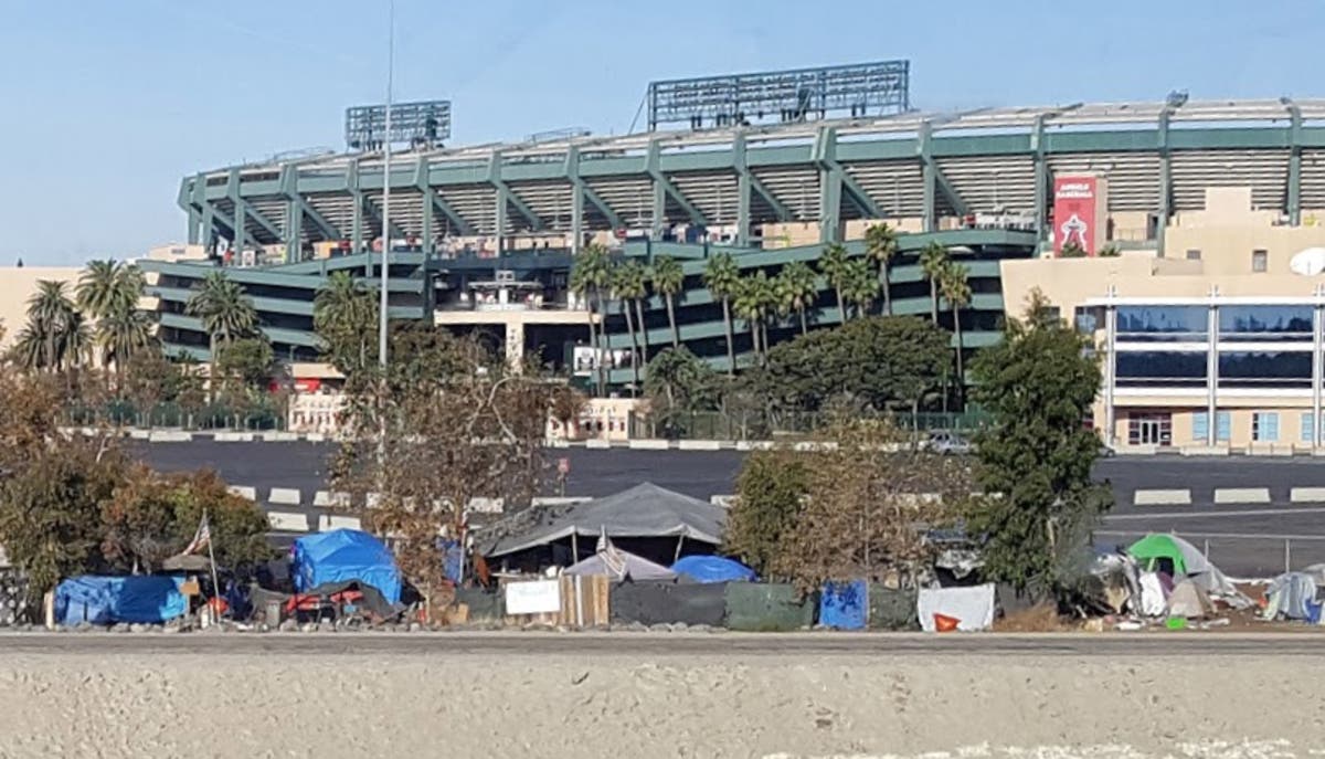 Homeless camps have been relocated throughout the county. 