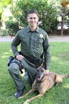 Luna with handler Deputy Jones