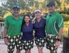 Most Spirited Foursome: Steve Siciliani, Jeannette Siciliani, Semra Nogueira and Rick Nogueira