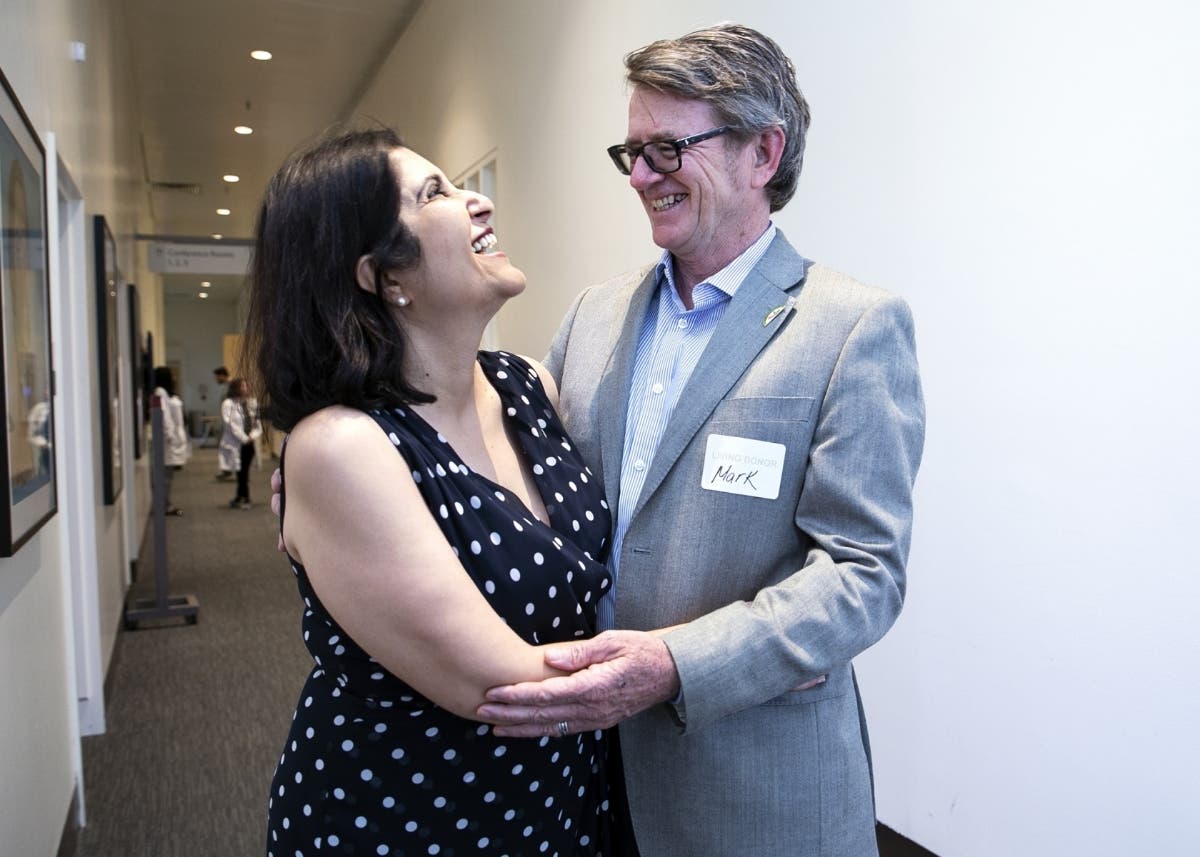 His kidney was a perfect match for his wife.