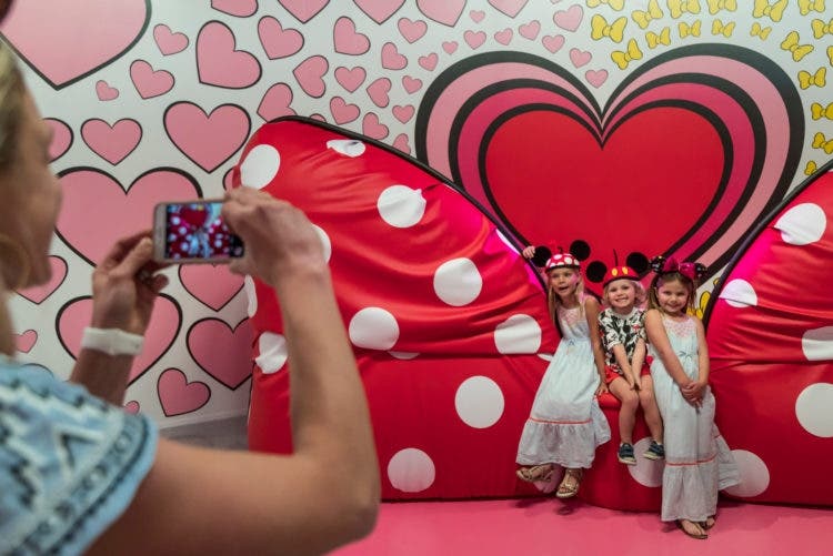 Pop-Up Disney is a unique selfie-worthy spot at the Disneyland Resort.