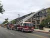 44 firefighters fought the blaze that displaced 11 people, Sunday.