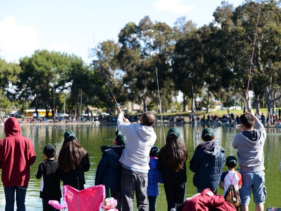 The lake will be stocked with 2,000 pounds of catfish for the 2019 Fishing Derby!