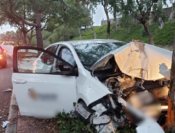 A driver was found after fleeing the scene of a hit and run in Mission Viejo, near Jeronimo Road & Peter Hartman Way