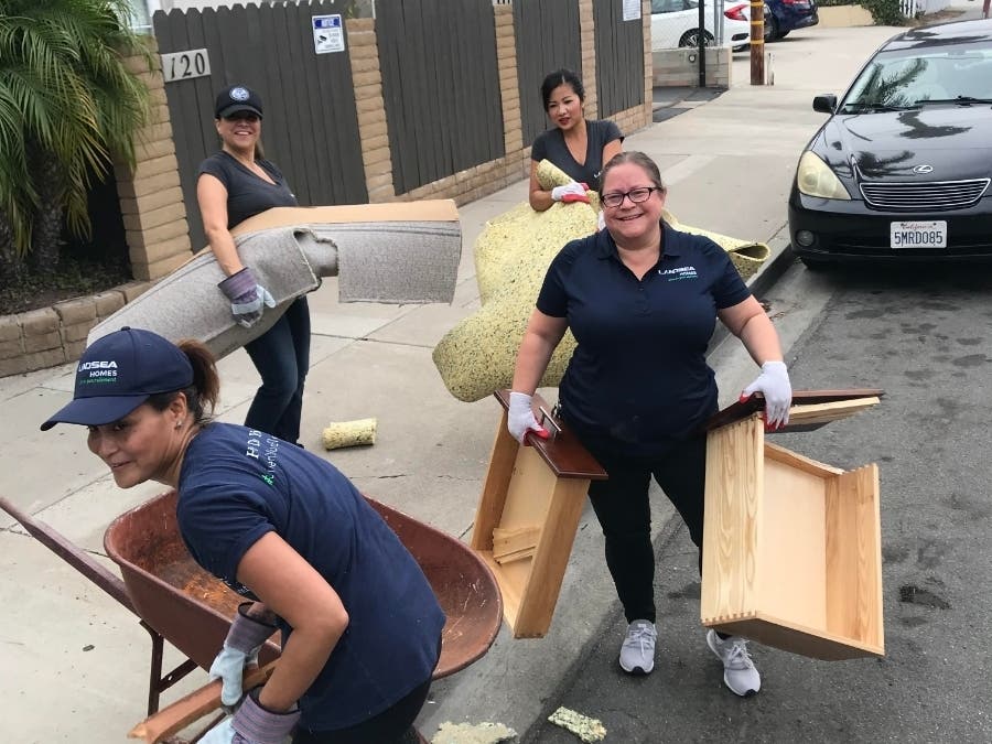 Landsea Homes currently renovating two buildings in Costa Mesa that will be utilized for homeless families in Orange County.