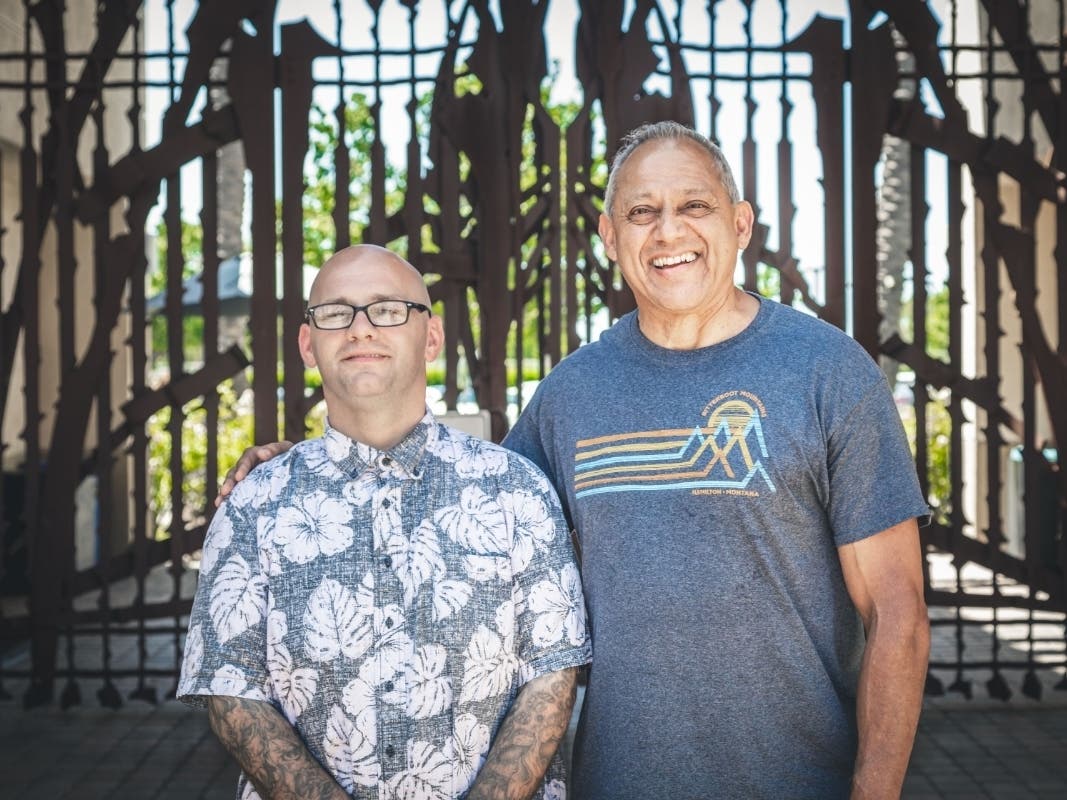 Ricky Thurman and mentor Dino Quesada benefit from the mentor/mentee program offered through OCRM and Trinity Presbyterian Church.