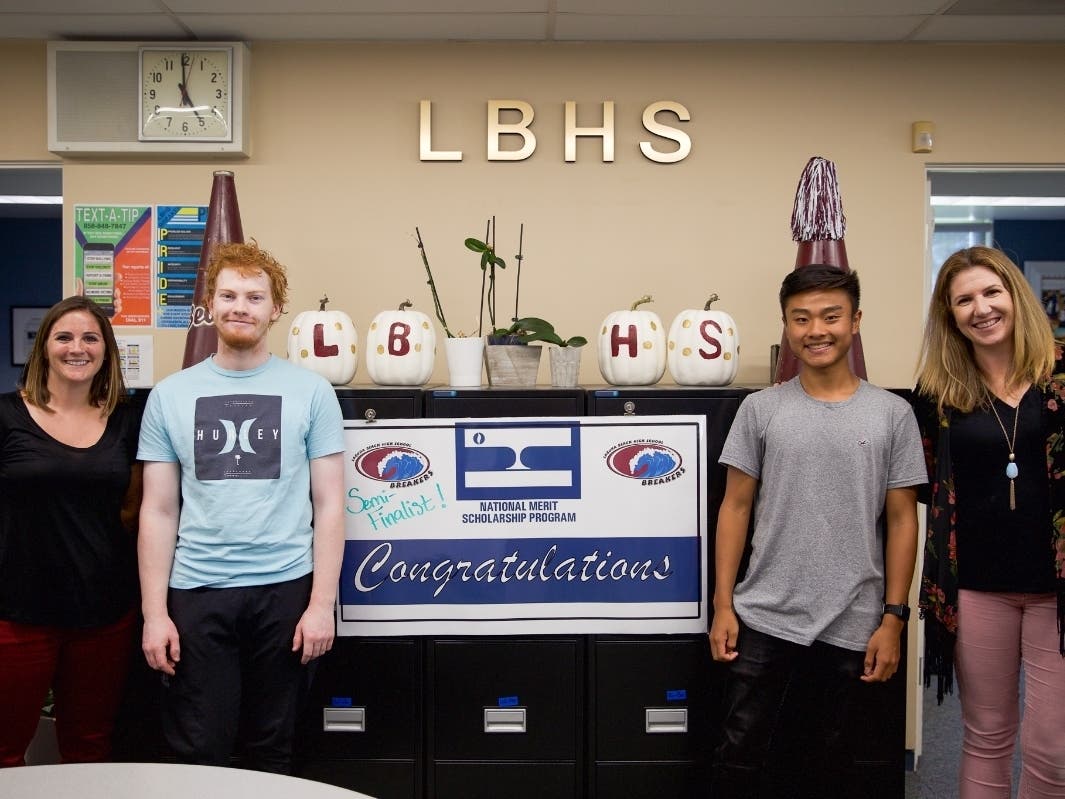 Kyle Herkins and Kenneth Chu were both named semifinalists in the National Merit Scholarship Program.