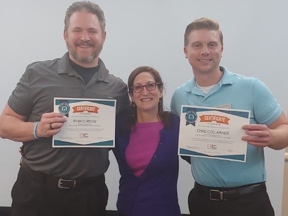 Ryan Cunrow and Chad Dollarhide are helping families maintain their independence with care options Right at Home.
