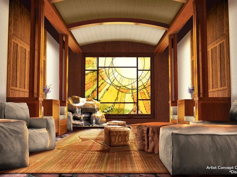 A concept photo was released for the upcoming Tenaya Stone Spa at Disney's Grand Californian Hotel And Spa.