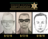 Sketches of the suspect from multiple attacks along Aliso Creek.