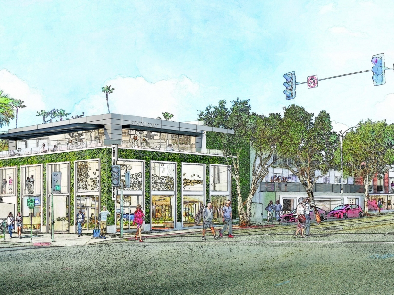 Proposed design, view from N. Coast Hwy. 