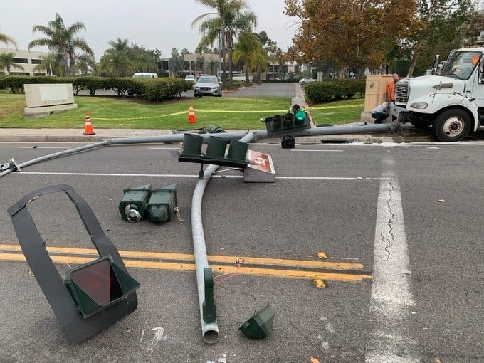 A downed Bixby traffic signal took longer than expected to repair, Thursday.
