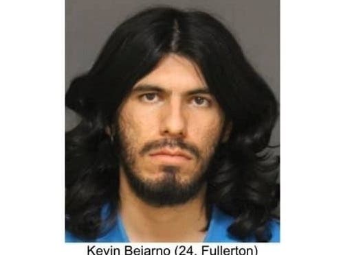 Kevin Bejarno, an owner of a black Mustang, was arrested on charges of suspected groping and sexual battery.