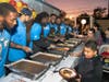 Students at Washington Elementary School in Santa Ana experience an early Thanksgiving this year.