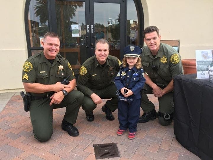 This tiny resident stopped by on Law Enforcement Appreciation Day!