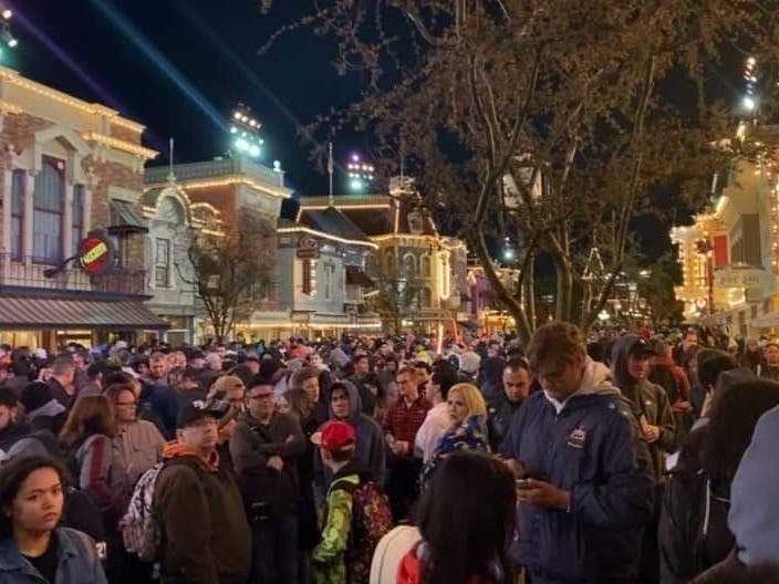 Disneyland opened the gates and allowed fans to wait for a chance to ride Star Wars Rise of the Resistance, Friday.