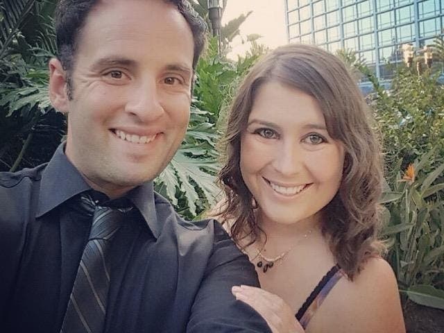 Adam and Samantha found love over cold medicine while skippering the Jungle Cruise ride.