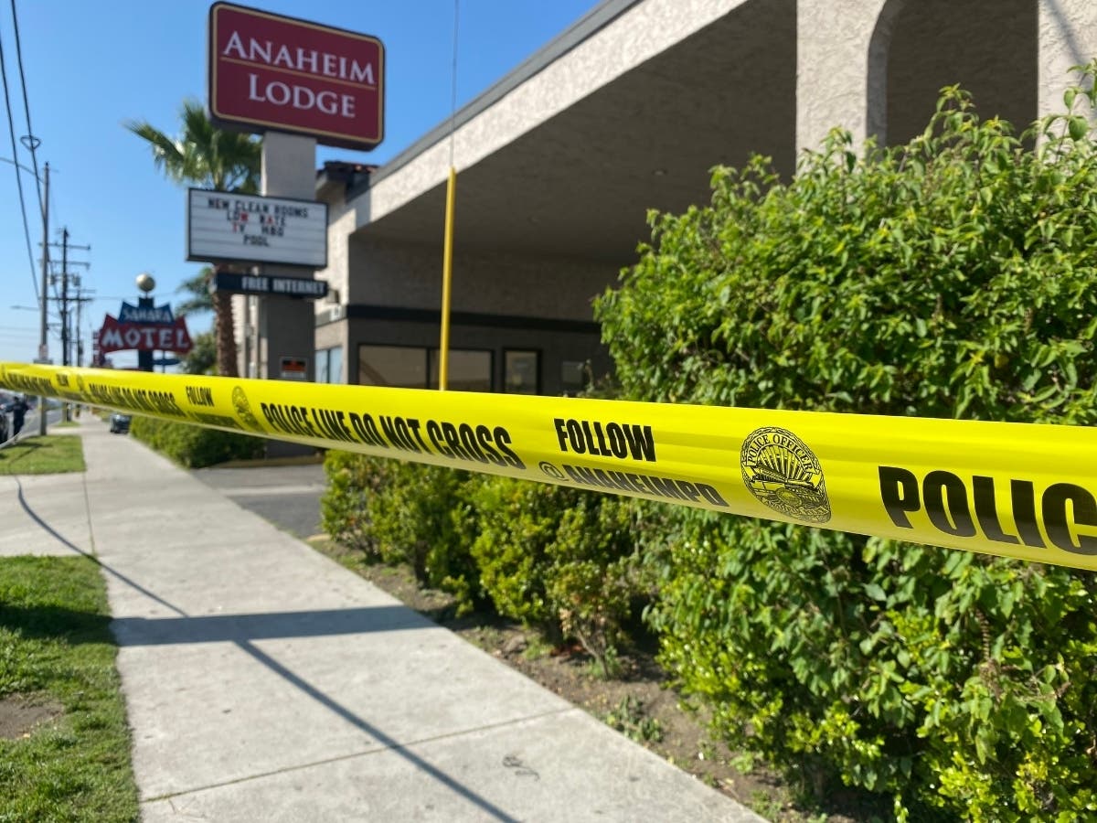 A shooting at the Anaheim Lodge left one man dead, police say.