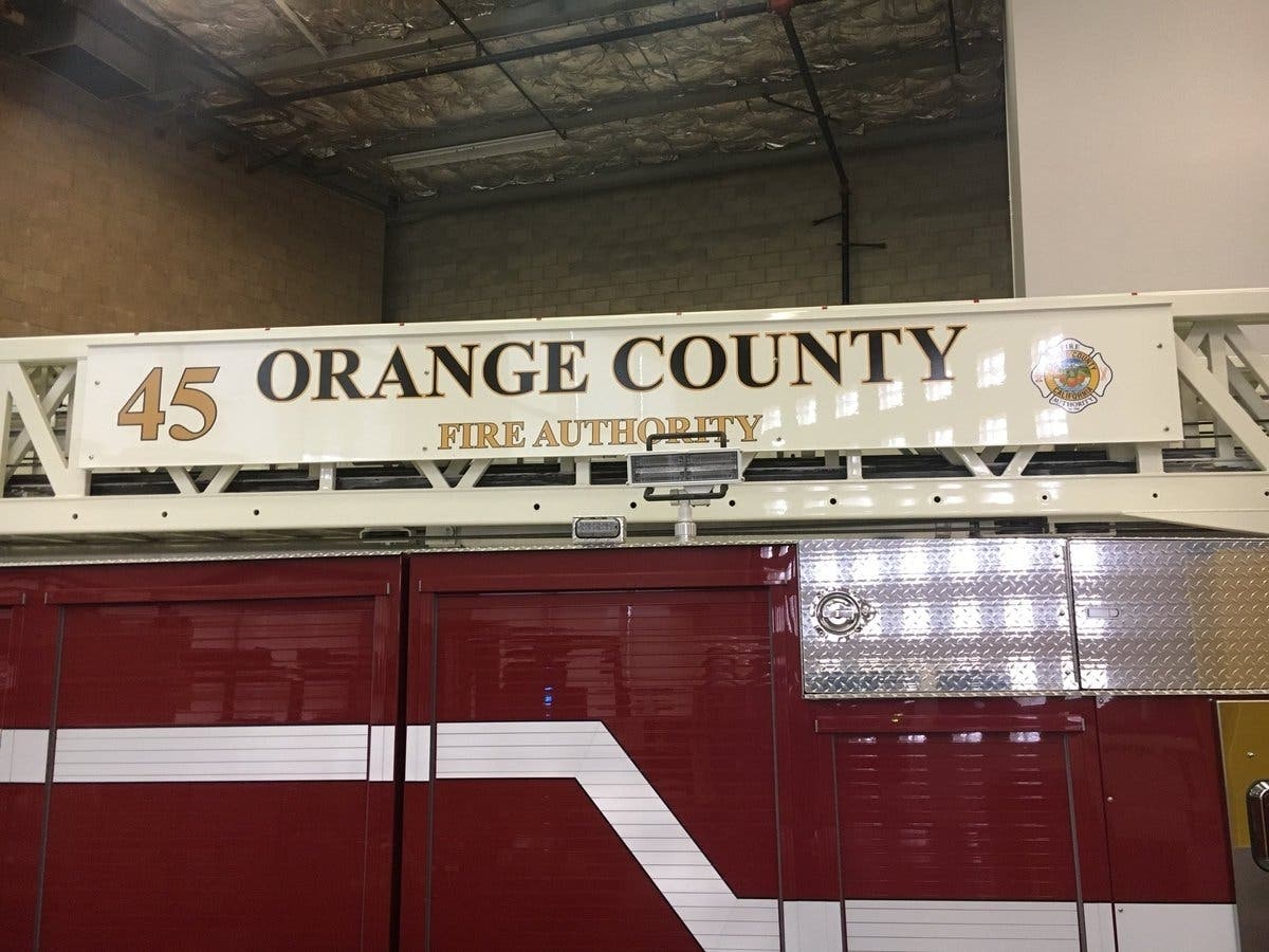 Orange County Fire Authority Swiftwater rescue teams raced to the aid of a woman & her boxer dog, both swept into the Santa Ana River.