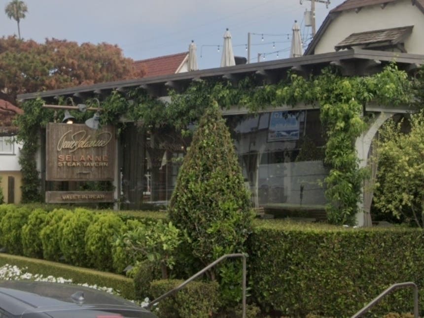 Selanne Steak Tavern on South Coast Highway is reopening for lunch with "Penalty Box" lunches.