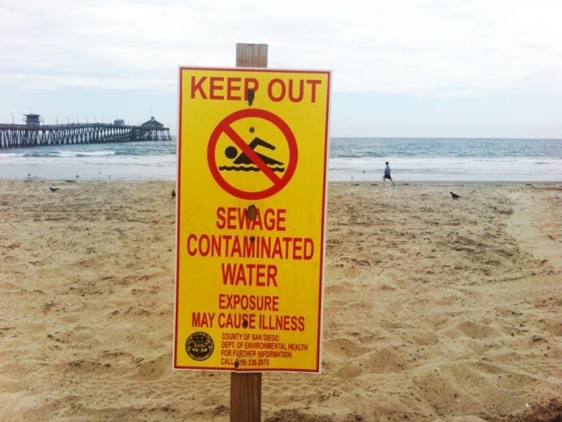 Huntington Harbour is closed to swimming and other activities Tuesday, after a sewage spill.