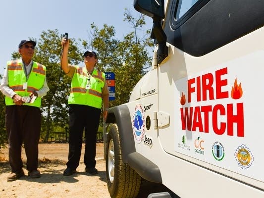 Fire Watch volunteers are not trained as firefighters, but provide an important component to prevent destructive wildfires.