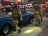 Teddy, the family dog, alerted his people of the smoke and fire early Monday morning. Firefighters rescued him from where he hid.