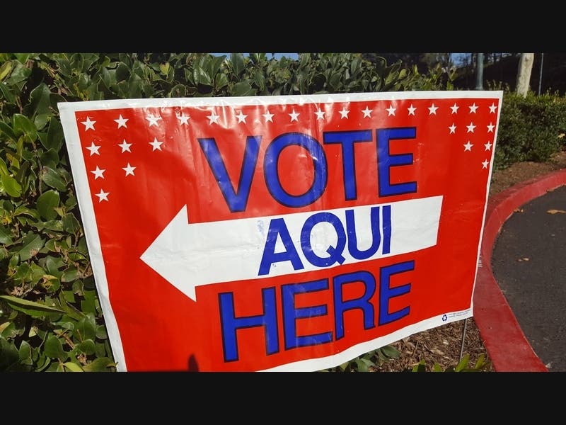Voting Sign