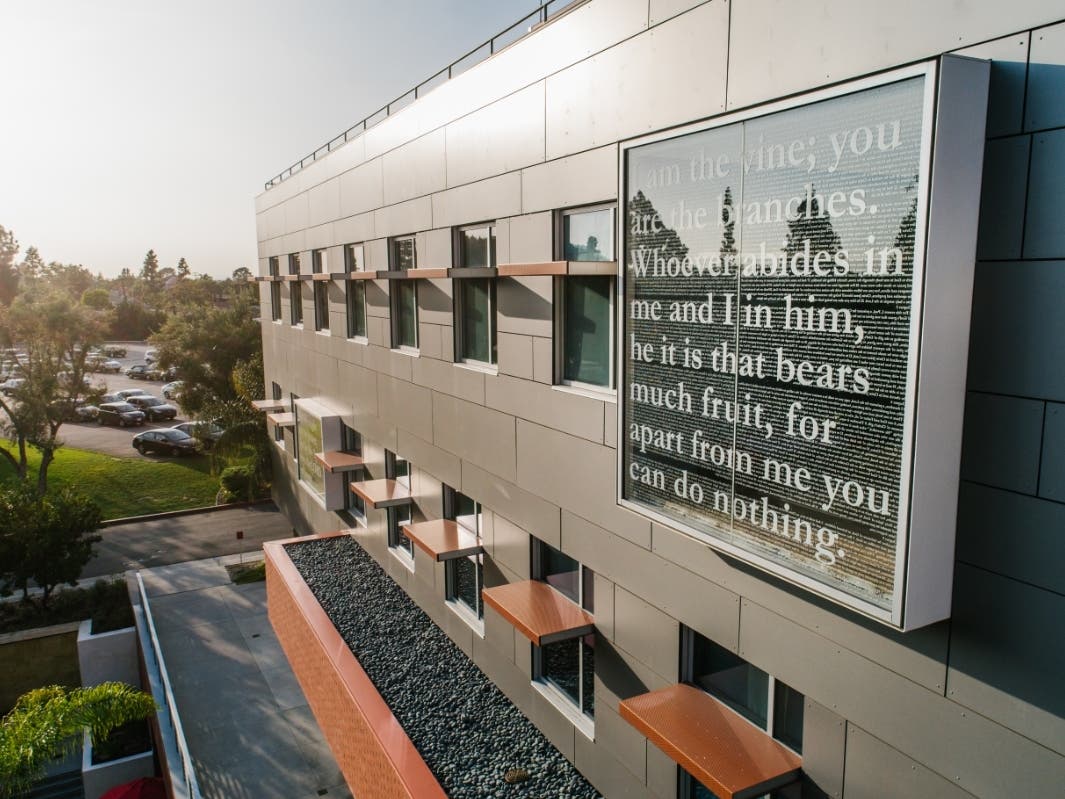 Alexander White, a freshman at Biola, was one of 338 who received the highest scholarship the university has to offer.