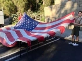 He had planned to collect and retire 100-200 American flags, but it ended up being more than 2,600-plus flags.