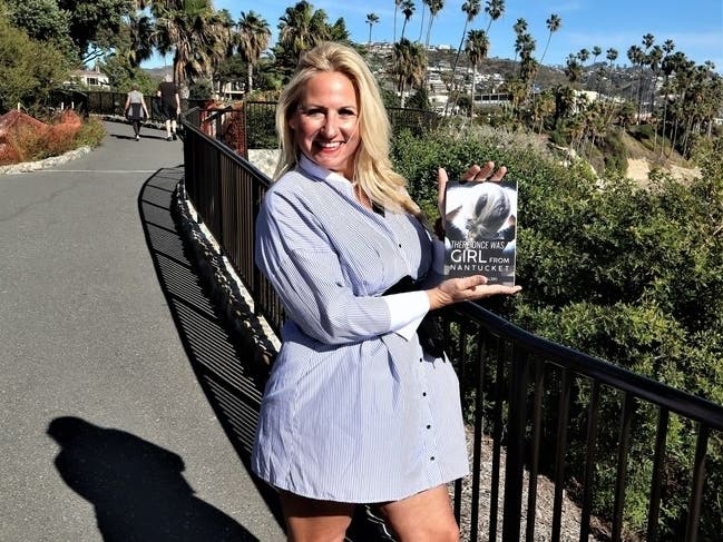 Fabric designer Lori Nayehalski worked out her grief on paper after the loss of her father, writing: "There Once Was A Girl From Nantucket."