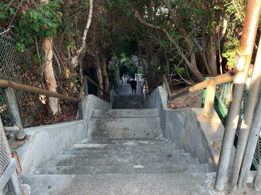 The 1,000 steps beach stairs are closed until Wednesday to fix damaged stairs.