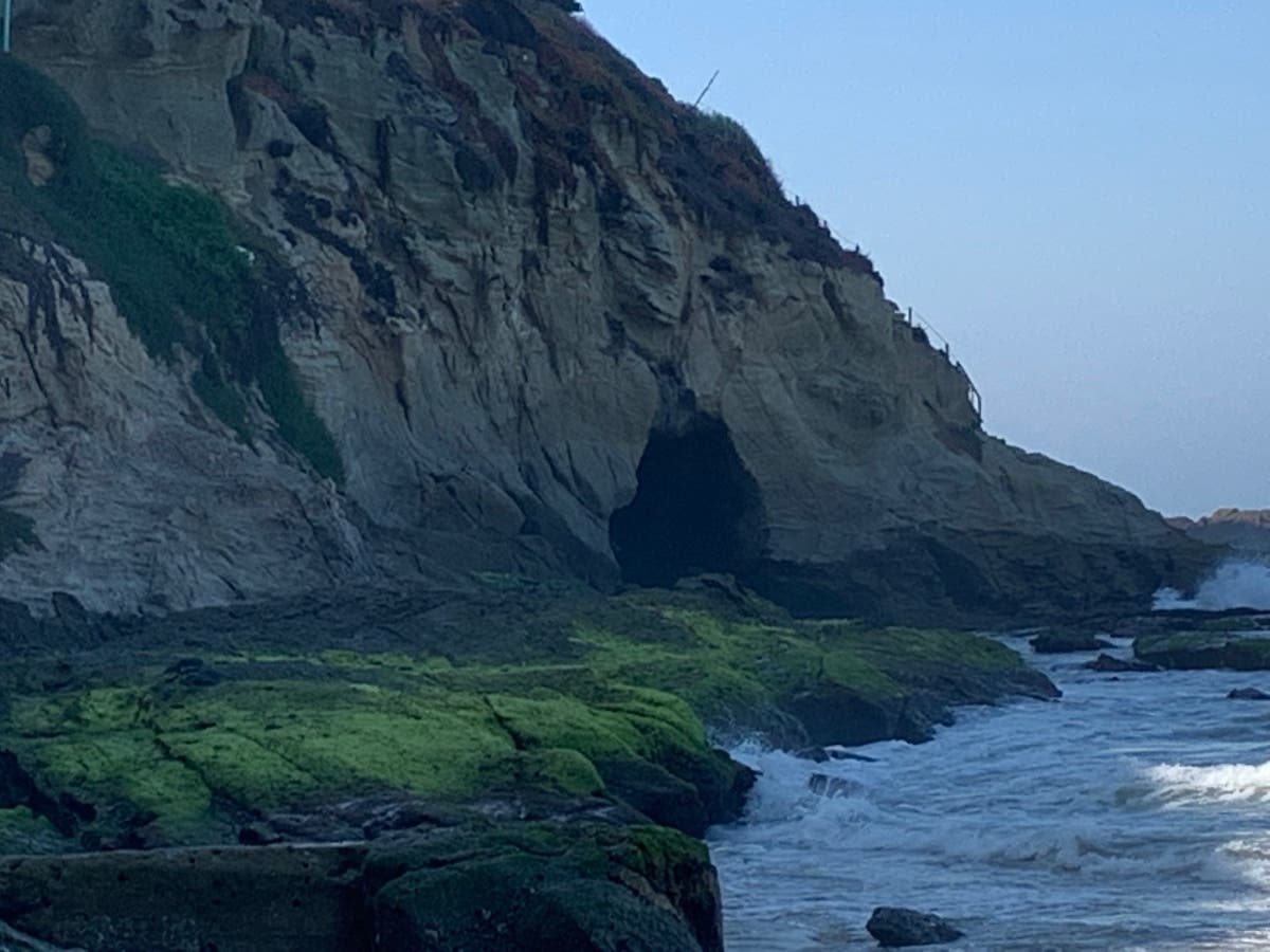The Sea Cave at Thousand Steps Beach.