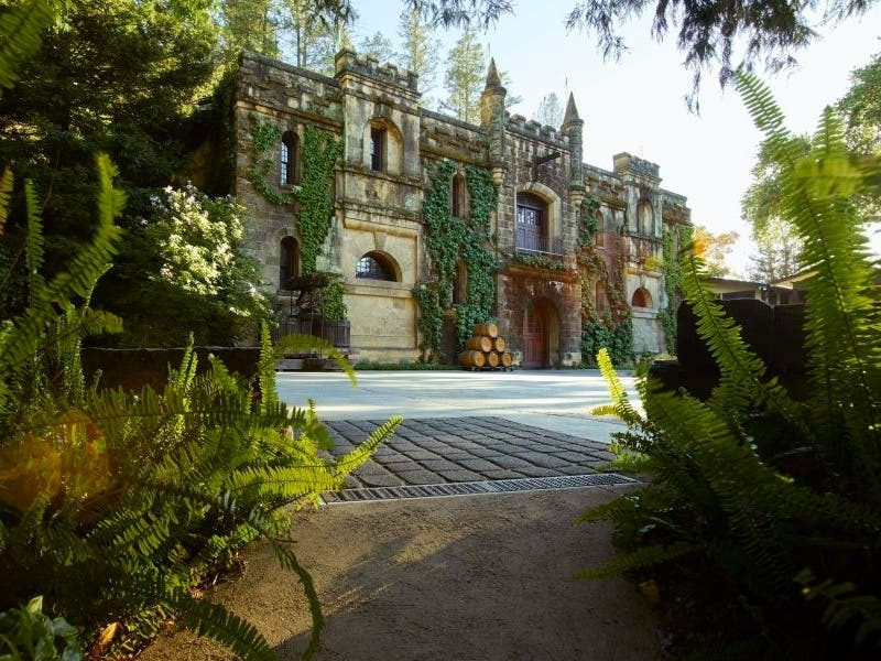 Chateau Montelena in Calistoga. 