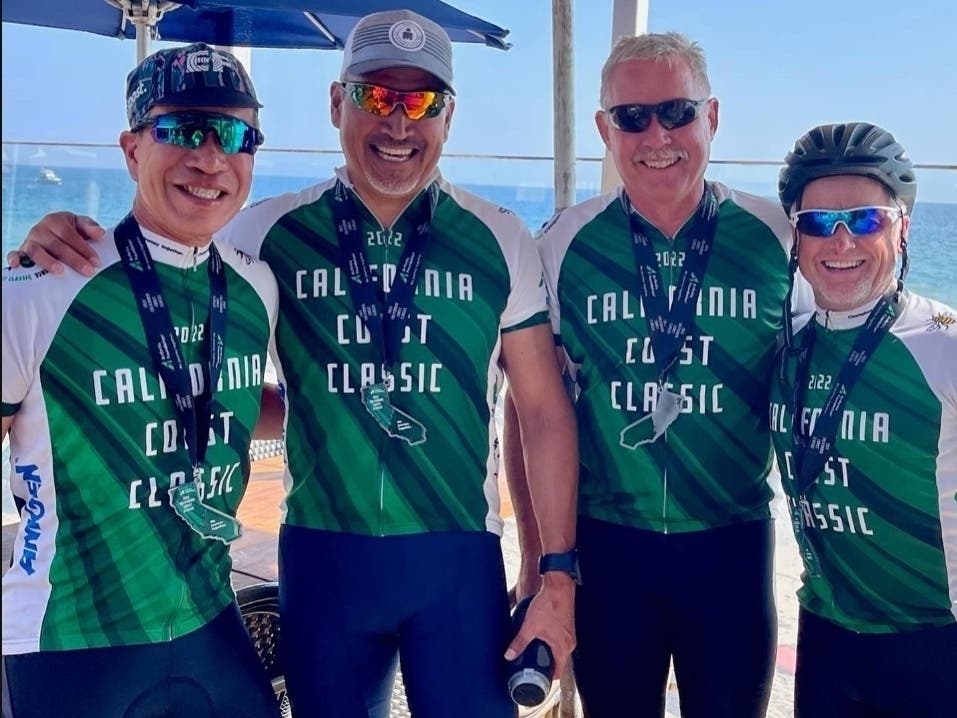 The four longtime friends are already preparing for their next leg of the California Coast Classic, raising money for the Arthritis Foundation.