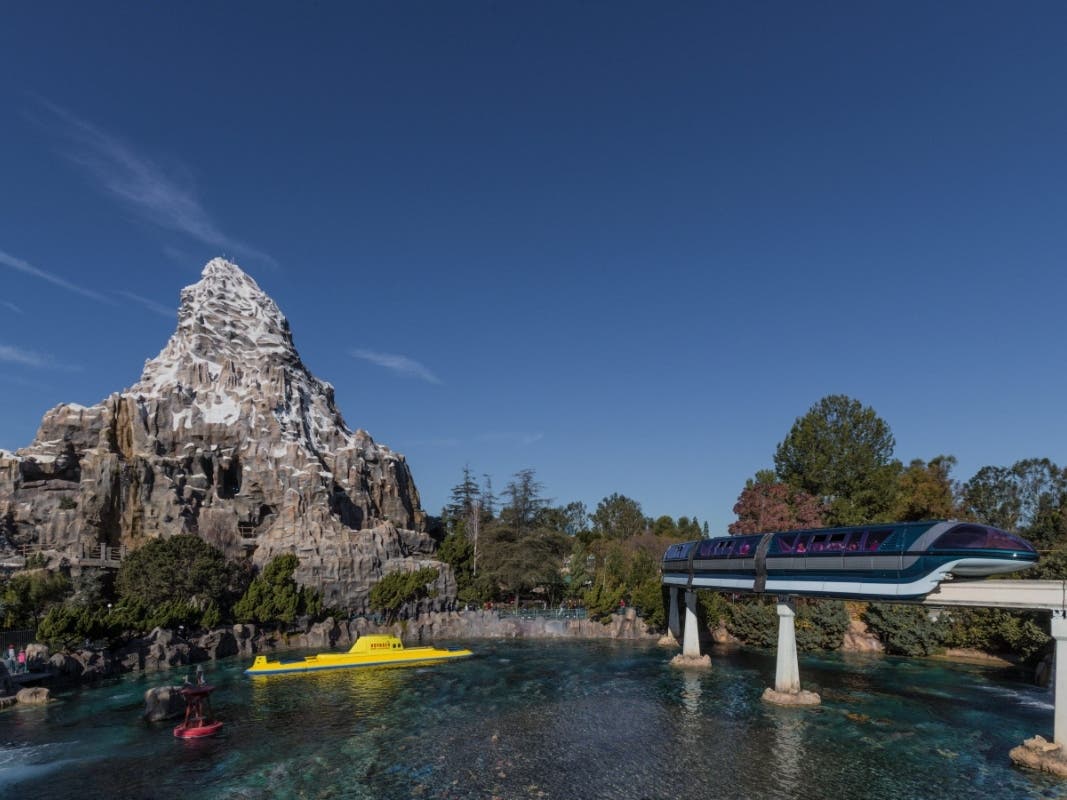 The Monorail is an iconic fixture of the Disneyland Resort.