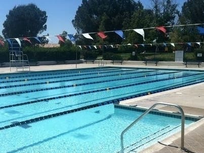The former California Oaks Community Pool closed in August of 2023.