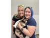 Carrie Clark of Lehi, Utah, Galena - 6-year-old Calico, and Riverside County resident Brandy Hunter, cat rescuer and Amazon customer returns worker.