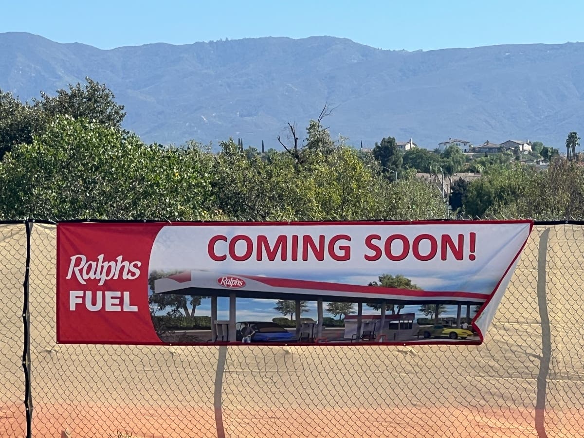 A new fuel station is under construction in South Temecula at Butterfield Stage and Wolf Store roads.